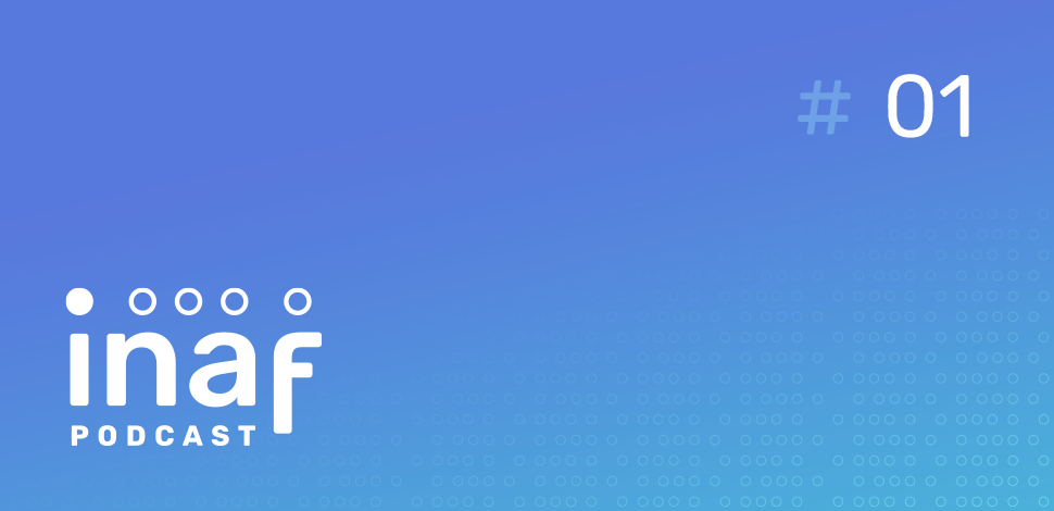 Logotipo do Podacast do Inaf